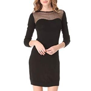 Diane Von Furstenberg black sweater dress
